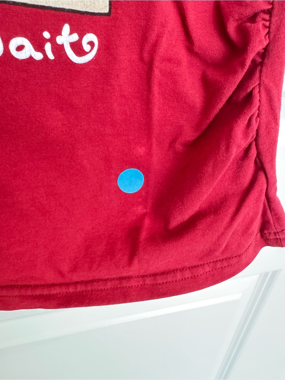 Maroon Baby Loading' Women’s Maternity Tee - Picture 4 of 5